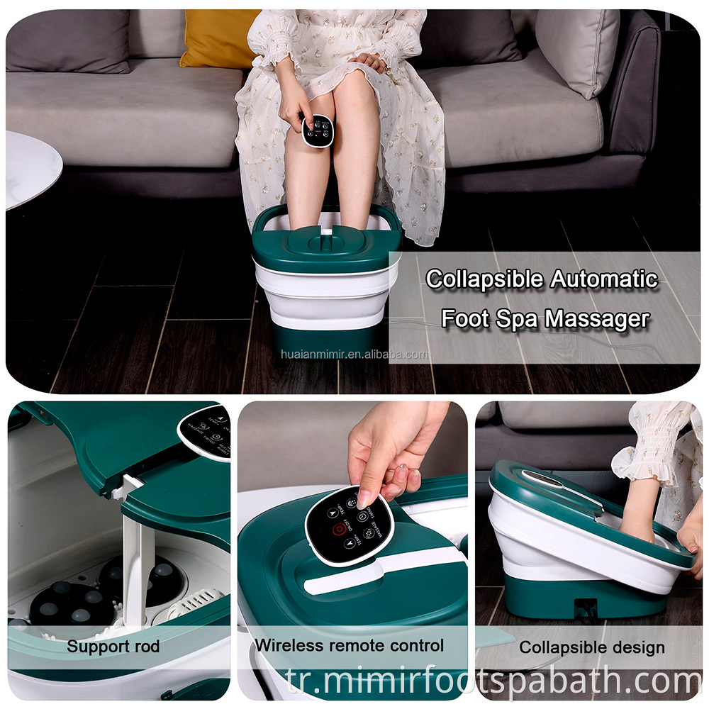 foldable foot spa massger 